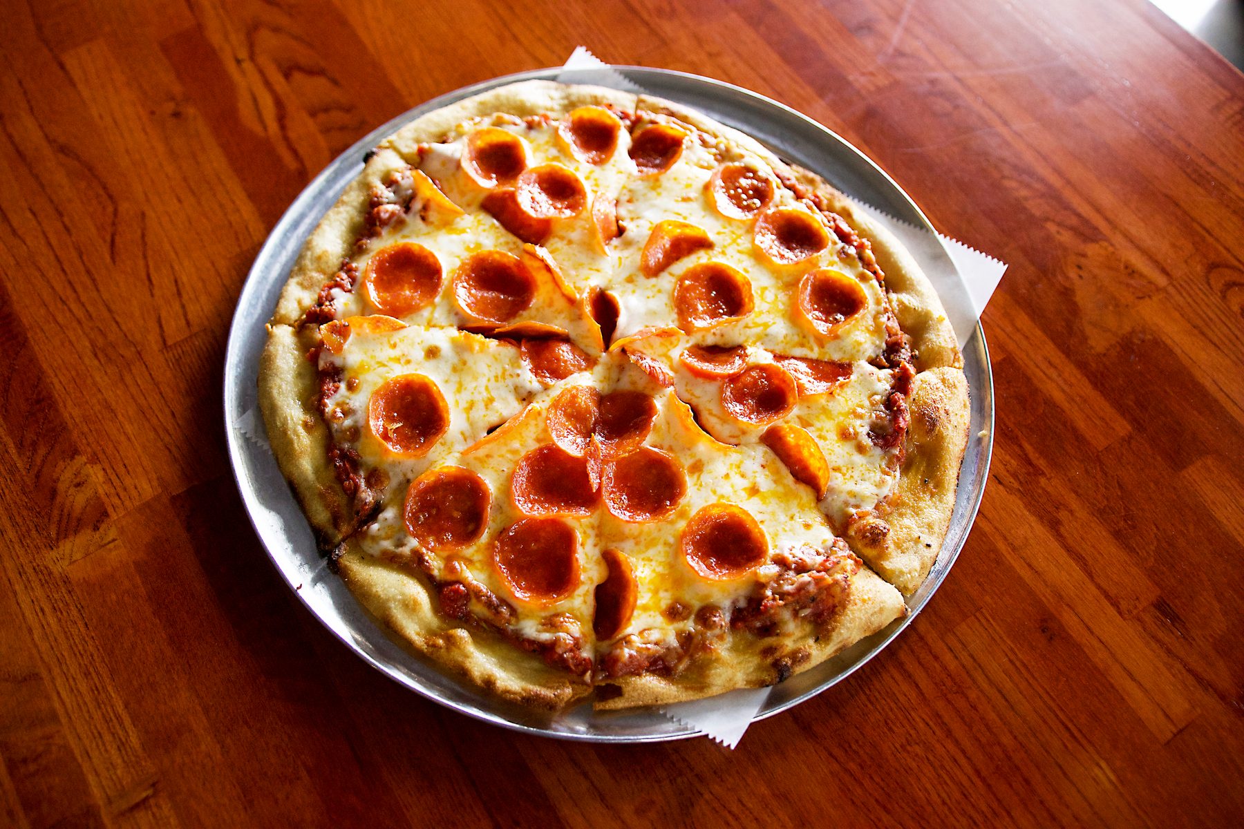 Black-Type Brewing pepperoni pizza